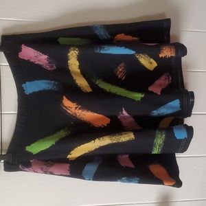 RARE Big Bud Press Paint Stroke Skirt